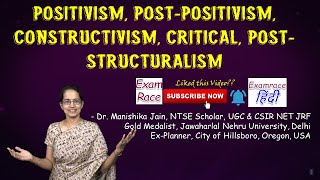 Positivism Postpositivism Constructivism Critical PostStructuralism  Research Aptitude [upl. by Herates]