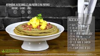 Recette de Crêpes Herbalife Nutrition [upl. by Stoeber]