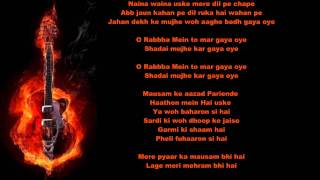 O Rabba Mein To Mar Gaya karaoke by yakub [upl. by Rothenberg107]