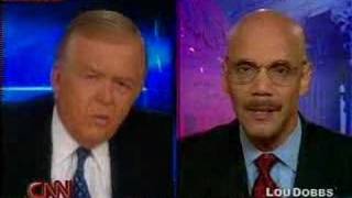 Rev Harkins and Lou Dobbs debate immigration [upl. by Adiehsar]