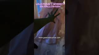 LELE PONS y GREEICY en HALLOWEEN disfrazadas LelePons Greeicy Halloween disfrazadas [upl. by Aihseym]