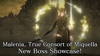 NEW Malenia True Consort of Miquella Boss Showcase Elden Ring The Garden of Eyes DLC Mod [upl. by Saoj782]