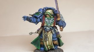 How to Paint Dark Vengeance Librarian Turmiel Dark Angels [upl. by Drye]