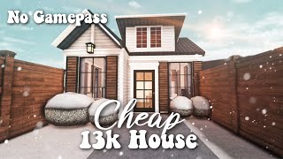 Roblox Bloxburg  No Gamepass Cheap Tiny House  Minami Oroi [upl. by Aiuhsoj]