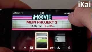 Beste Filmschnitt App  iMovie Review [upl. by Laehcor]