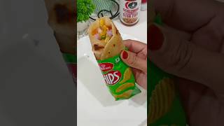 Jab aap ho hostel me akele to try Karo yeh roti roll🤤🥳shortsvideo youtubeshorts shortsviral food [upl. by Stokes]