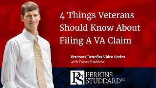 4 Things Veterans Should Know about Filling a VA Claim [upl. by Debbee]