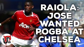 RAIOLA MOURINHO WANTED POGBA AT CHELSEA [upl. by Fitzsimmons22]