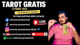 Esencia Paranormal Maestro Angel Cordoba TAROT EN VIVO 27 Junio ​​2024 [upl. by Verge]