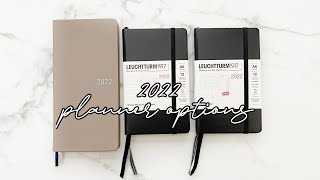 2022 Planner Options Hobonichi weeks in Cinnamon Beige and Leuchtturm A6 Pocket Planners [upl. by Purdum479]