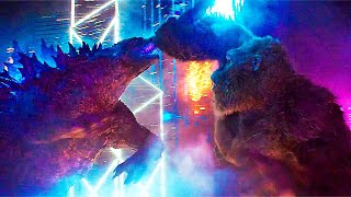 Godzilla vs Kong  Hong Kong Battle Scene  Movie Clip HD [upl. by Yarrum]