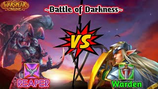 Battle of Darkness  Reaper PVP VS Warden PVE quotNew Class OP  Warspear Online [upl. by Gallager]