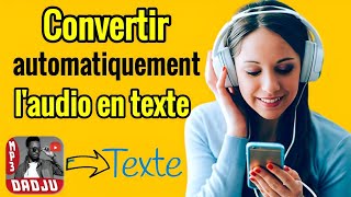 Transcription audio en texte facile et gratuit  Tutoriel 2023 [upl. by Guinevere]