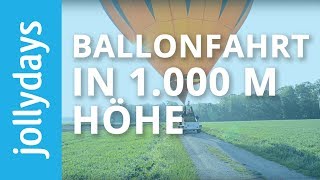 Heißluftballon Vom Aufbau bis zur Landung 2016 [upl. by Aeirdna]