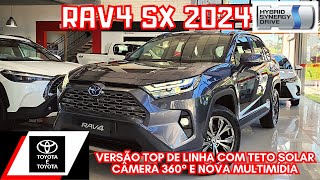 AVALIAÇÃO TOYOTA RAV4 SX HYBRID 2024  SUV TOYOTA HÍBRIDO QUE RENDE 171 KML [upl. by Allicserp]