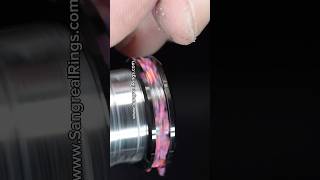 Making a pink onyx and opal ring fail opaljewellry weddingaccessories opal sangrealrings [upl. by Derte]