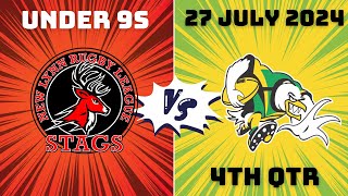 Under 9s New Lynn Stags vs Waitemata Seagulls  4th Qtr 27 July 2024 [upl. by Nuahs]