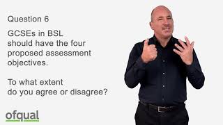 GCSEs in British Sign Language Analysis of responses to proposed assessment objectives [upl. by Karol450]