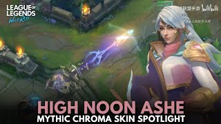 High Noon Ashe Mythic Chroma  Skin Spotlight  Wild Rift [upl. by Hazelton]