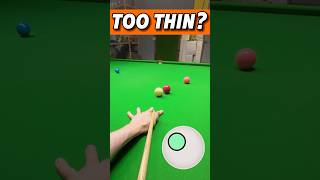 Snooker Thin Cuts Or Too Thin 🤔 GoPro Headcam POV [upl. by Chryste]