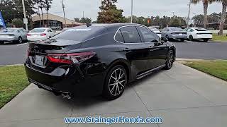 USED 2022 TOYOTA CAMRY SE Auto at Grainger Honda USED SH4036A [upl. by Kaleb]