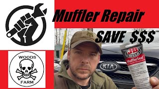 Kia Rondo Muffler Repair How to Easy Fix and Repair [upl. by Ayaet]