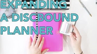 How to Expand Your Discbound Planner with Larger Discs [upl. by Omland]