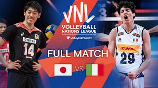 🇯🇵 JPN vs 🇮🇹 ITA  Full Match  Mens VNL 2021 [upl. by Elcin]