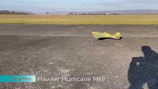 Hawker Hurricane MkII  Flight Video [upl. by Aramot]