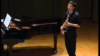 C Debussy  Rapsodie saxophonepiano [upl. by Idieh]