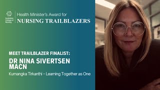 ACN 2024 Trailblazer Finalist  Dr Nina Sivertsen MACN [upl. by Ahsenyl949]