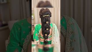 Engagement hairstyles open hair hairstyles viralvideofashion entertainment [upl. by Knowling]