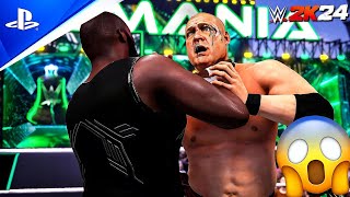 WWE 2K24  Omos vs Kane  No Holds Barred Match I PS5™ 4K60 [upl. by Ysteb43]