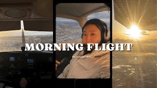 Flying over Downtown Vancouver in Morning  カナダ早朝フライト [upl. by Ora]