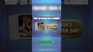 TOP 25 RARE N64 GAMES gaming games collecting [upl. by Eidok]