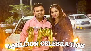 YouTube Par 1 million ka Celebration vlogs  Rahul Simran Sawle [upl. by Nnel]