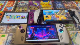 NINTENDO SWITCH OLED VS PLAYSTATION PORTAL VS ASUS ROG ALLY [upl. by Rori408]