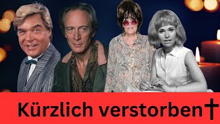 Traurige Nachrichten Diese 4 berühmten Prominenten sind in der letzten Woche verstorben [upl. by Airamana]