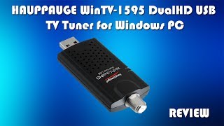 HAUPPAUGE WinTV1595 DualHD USB TV Tuner  Watch LIVE TV on your PC or Laptop [upl. by Enerahs]