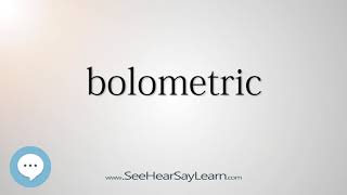 bolometric [upl. by Hallett]