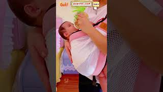 Struggling with Tired Arms from Carrying Your Baby Try the Ring Sling Baby Carrier Baby [upl. by Salvucci]