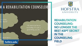 Rehabilitation Counseling Webinar [upl. by Elfrieda]