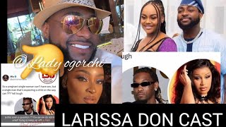 DAVIDOS BABY MAMA LARISSA LONDON SHOWCASE HER NACKADIMOS CARRIE 🤣👉REASON WHY CHIOMA WAS CHOSEN😱 [upl. by Ayet573]