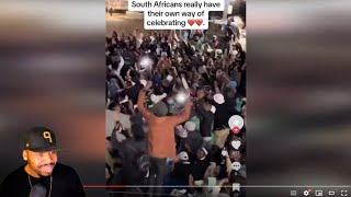 Reacting to South Africans Celebrating after they won The Rugby World Cup 2023  TFLA [upl. by Atinid]