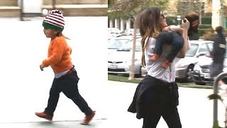 Mason Disick Tries To Run Away From Aunt Khloe 2011 [upl. by Luckett]