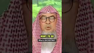 What is BACKBITING Sheikh Assim Al Hakeem ️ backbiting islam islamic islamicvideo [upl. by Pentheam]