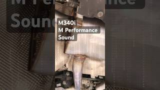 M Performance exhaust BMW M340i [upl. by Nimaj]