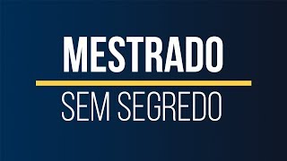 Mestrado em Direito  Curso Preparatório Mestrado sem Segredo [upl. by Volkan535]