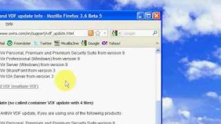 How to Update Avira Antivirus Manually 2010 [upl. by Anitnahs755]