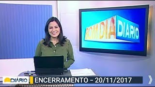 Encerramento Bom Dia Diário BDDiárioTV Diário Mogi 20112017 [upl. by Lanita565]